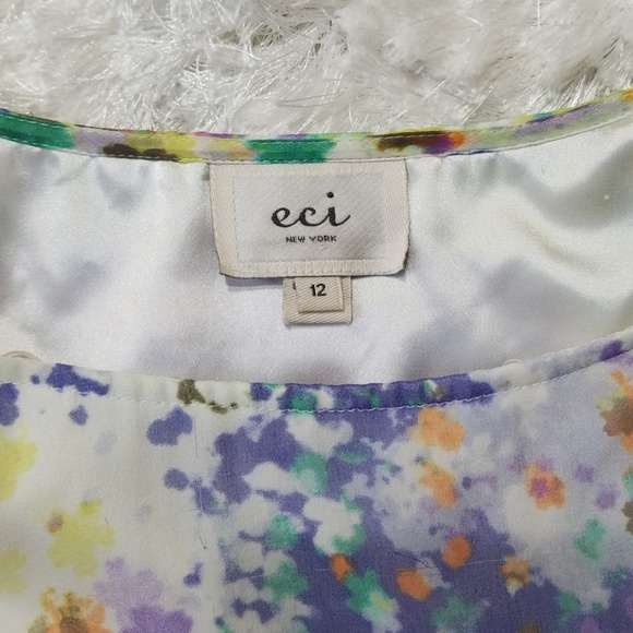 ECI Floral Print Chiffon Dress - Picture 6 of 6